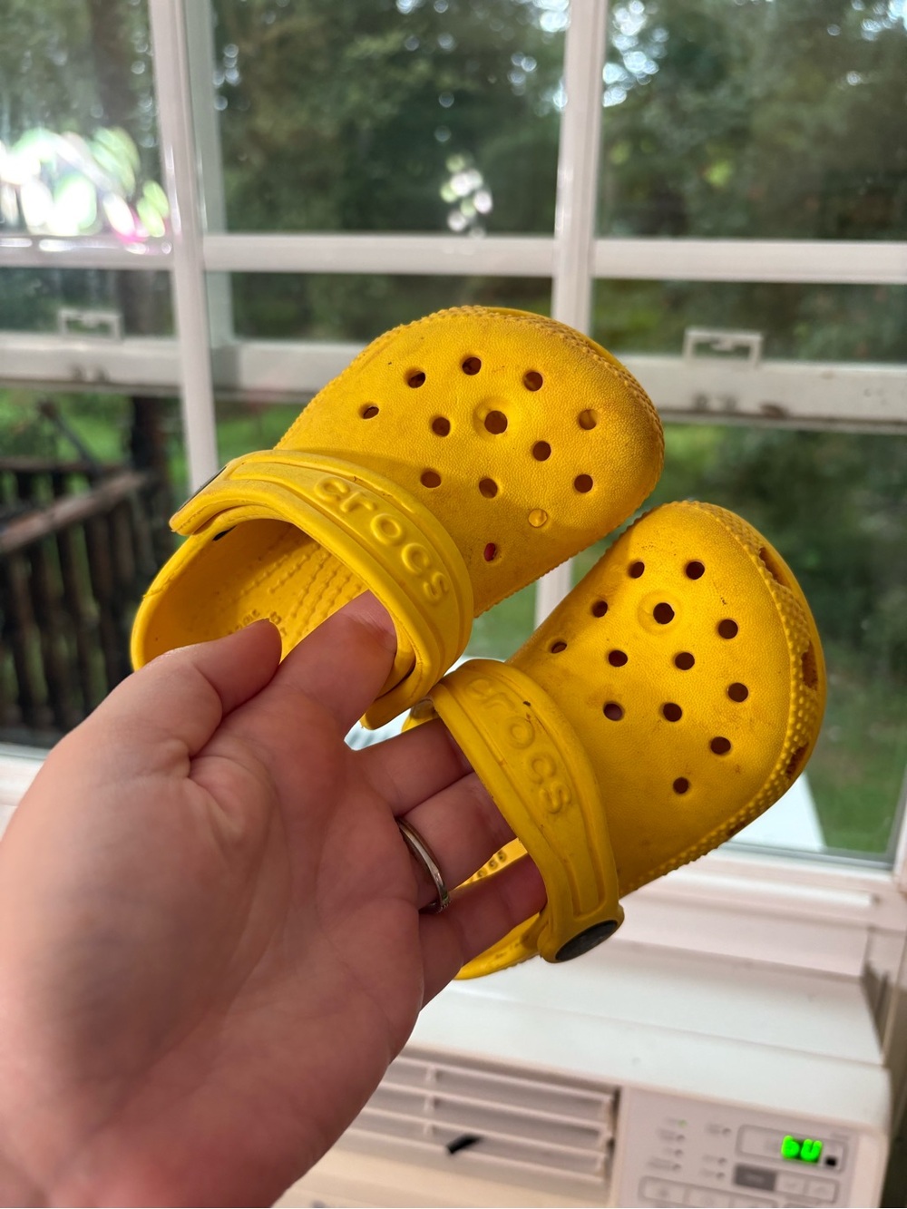 CROCS Kids' Classic Clog in Yellow